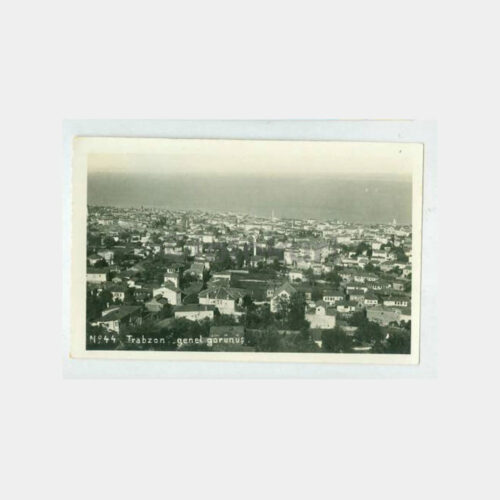 1930 Trabzon Genel Görünüş Kartpostal
