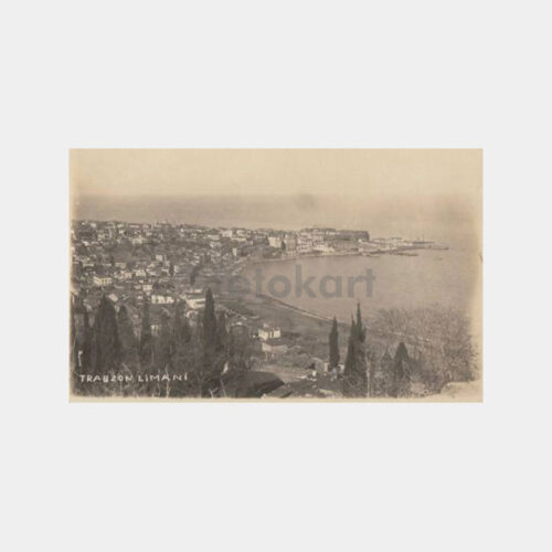 1938 Trabzon Genel Görünüş Kartpostal
