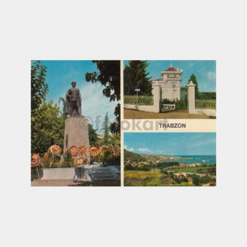 1975 Trabzon 3 Değişik Görünüş Kartpostal