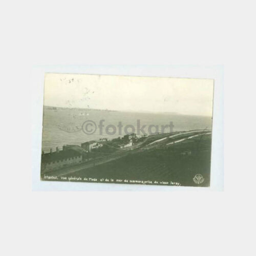 1935 İstanbul Sarayburnu Tren Yolu Marmara Kartpostal