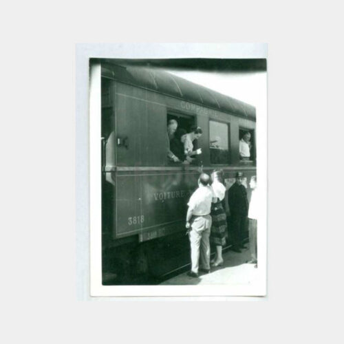 1950 Avrupa Ekspresi Tren Vagon Grup Fotoğraf