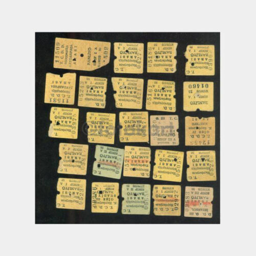 İstanbul Tren Banliyö -20 Adet- Karton Bilet