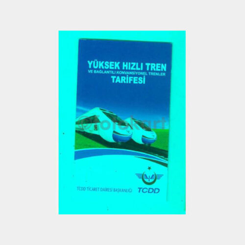 2010 Yüksek Hızli Tren Tarifesi