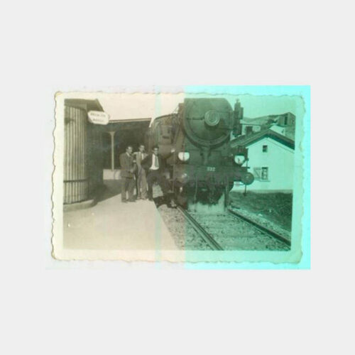 1948 İzmir 332 Nolu Tren Lokomotif Fotoğraf