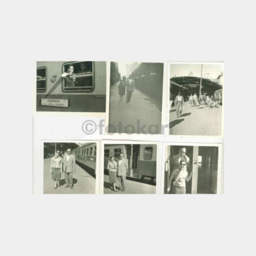 1970 Basmane İzmir-Bandırma Treni 6 Adet Fotoğraf