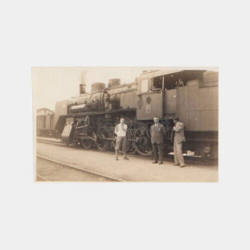 1930 Lokomotif Tren Konulu Küçük Albüm Fotoğraf
