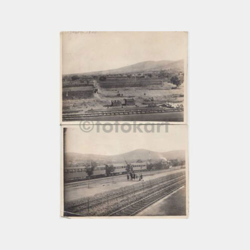 1930 Anadolu Tren Konulu 2 Adet Fotoğraf