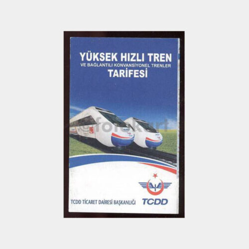 2009 Yüksek Hızlı Tren Tarifesi