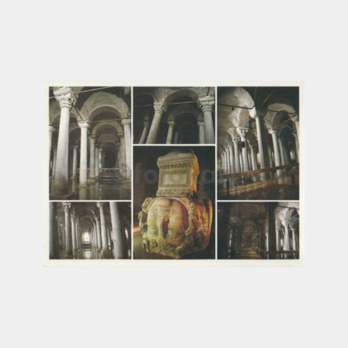 1980 Yerebatan Sarnıcı Görünüş -7 Adet- Kartpostal