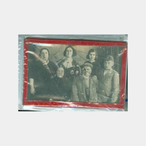 1930 Aile Grup - Camlı Çerçeve Fotoğraf