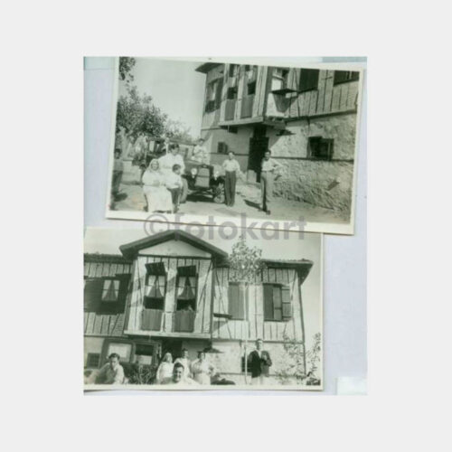 1930 Anadolu - Tarihi Ev Konulu 3 Adet Fotoğraf