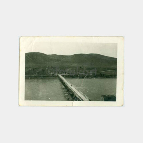 1930 Anadolu Ahşap Köprü Görünüş Fotoğraf