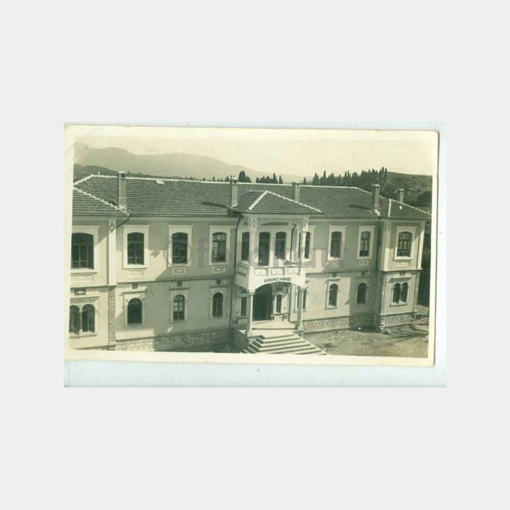 1930 Anadolu - Hükümet Konağı Görünüş Kartpostal