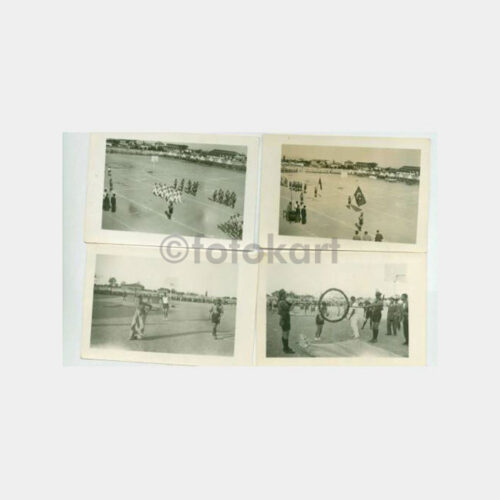 1933 Anadolu Spor Bayramı Tören 4 Adet Fotoğraf