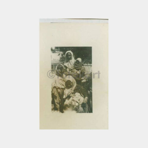 1940 Anadolu Yerel Tipler Ana Çocuk Fotoğraf