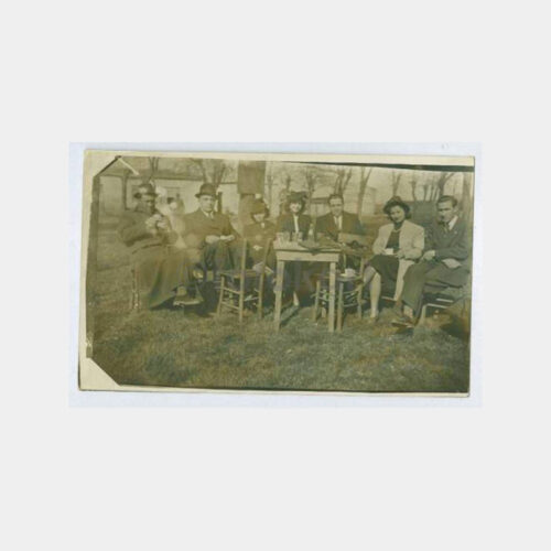 1938 Anadolu Çay Bahçesi Grup Fotoğraf