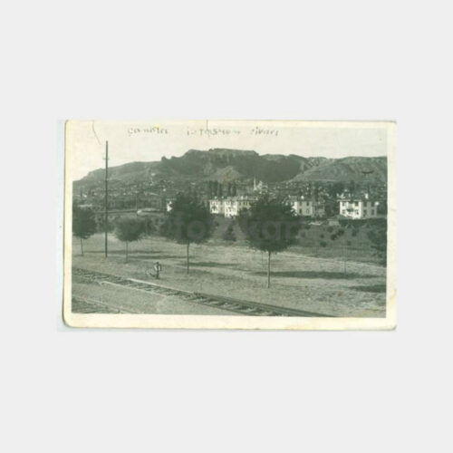 1935 Çankırı İstasyon Civarı Görünüş Kartpostal