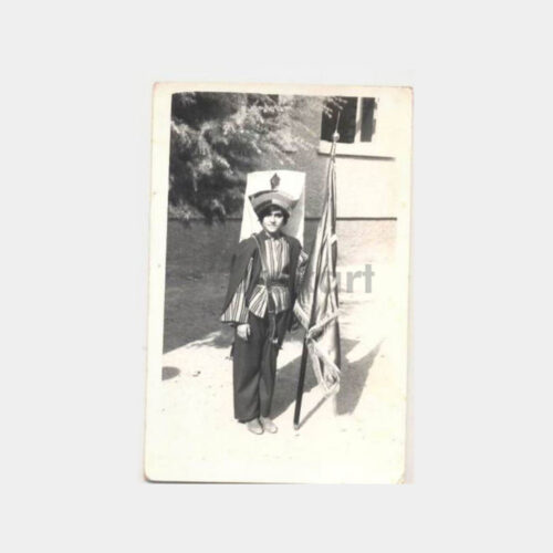 Mehter Giysili Çocuk Görünüş Fotoğraf