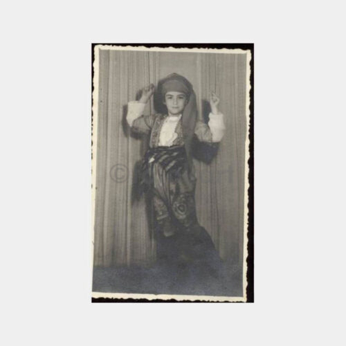 1940 Folklor Giysili Çocuk Fotoğraf