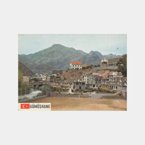 1975 Gümüşhane Genel Görünüş Kartpostal
