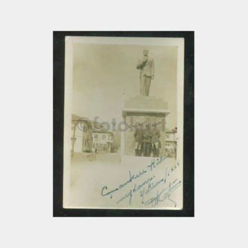 1938 Çankırı - Atatürk Heykeli Görünüş Fotoğraf