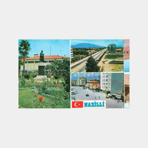 1974 Nazilli Ata Heykel Görünüş Kartpostal