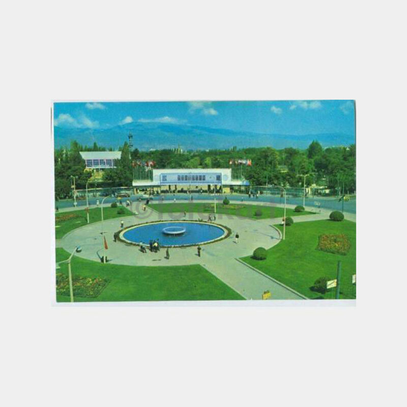 1970 İzmir Fuarı Kapısı Görünüş Kartpostal