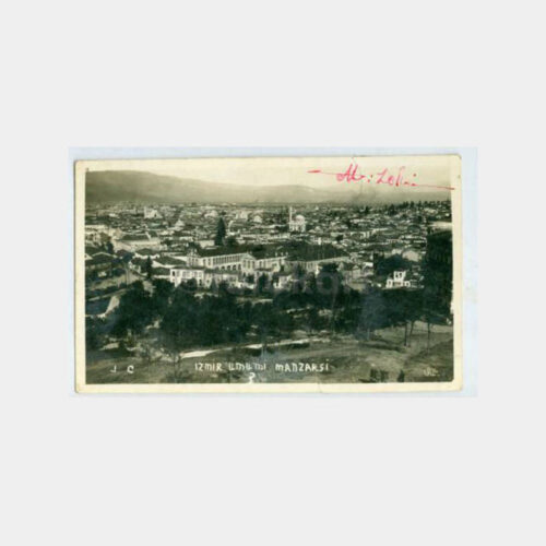 1929 İzmir Genel Manzarası Fotokart