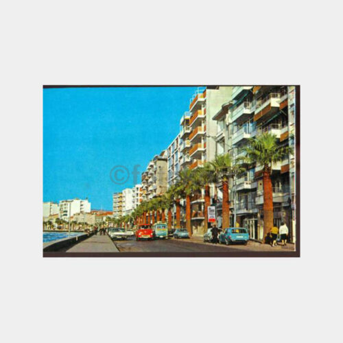 1970 İzmir Kordonboyu Görünüş Kartpostal