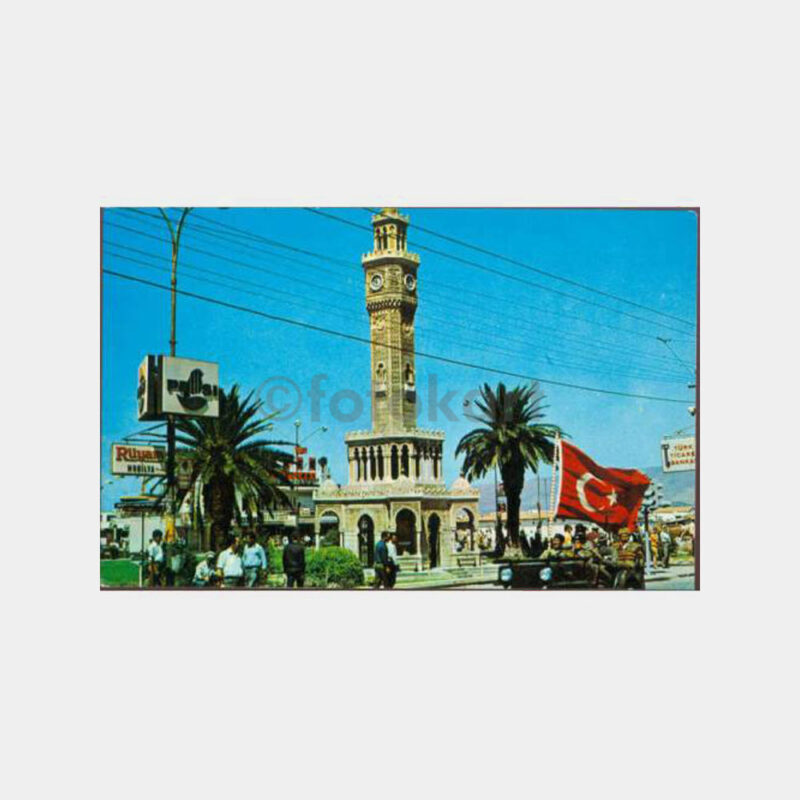 1968 İzmir Konak - Tören Görünüş Kartpostal