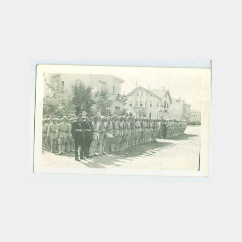 1930 İzmir Tören Geçişi Konulu 2 Adet Fotoğraf
