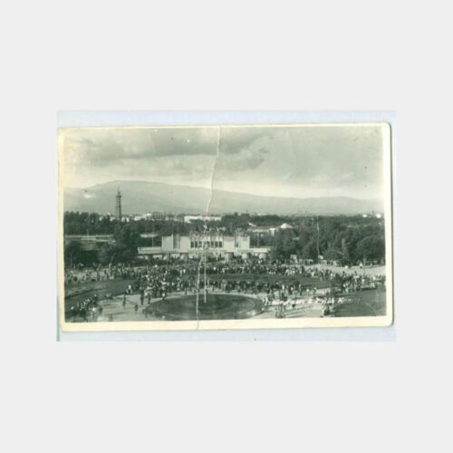 1930 İzmir Fuarı Kapısı -Foto Cemal- Kartpostal