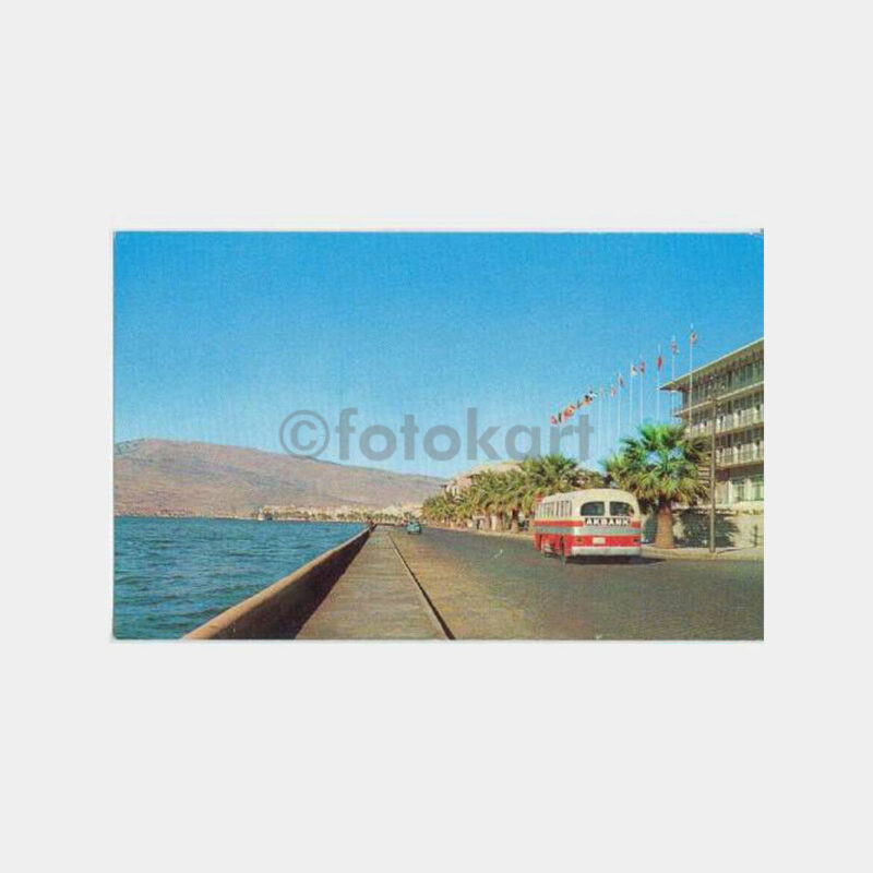 1959 İzmir Alsancak Nato Binası Kartpostal
