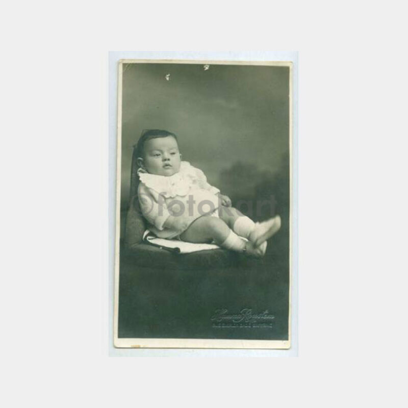 1928 İzmir -Hamza Rüstem- Çocuk Fotoğraf