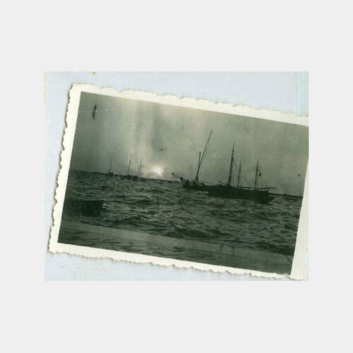 1936 İzmir Konulu -Sahil Kordon- Albüm Fotoğraf