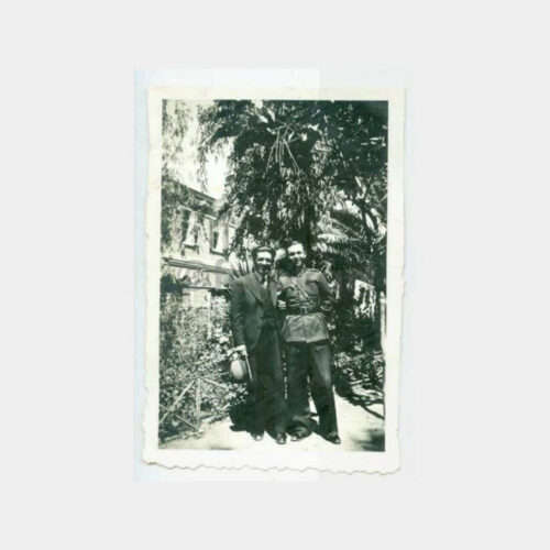 1937 İzmir Konak Hükümet Önü Baylar 2 Adet Fotoğraf