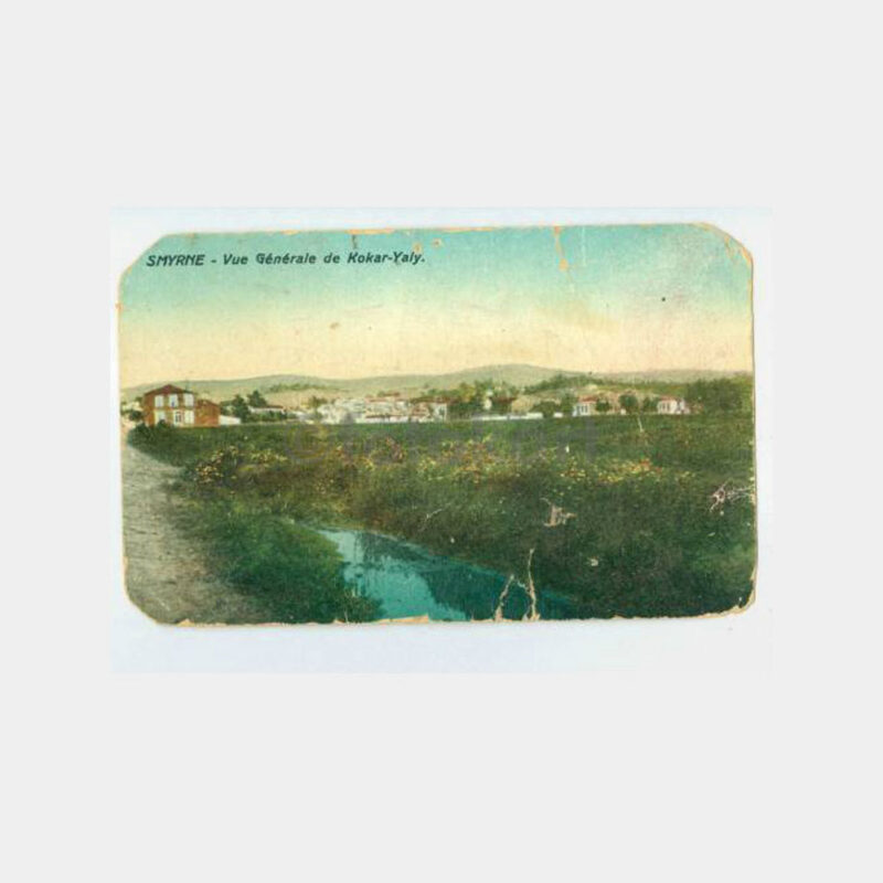 1910 İzmir Kokaryalı Görünüş Kartpostal