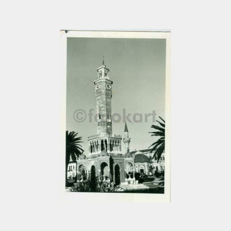 1965 İzmir Saat Kulesi Görünüş Fotoğraf