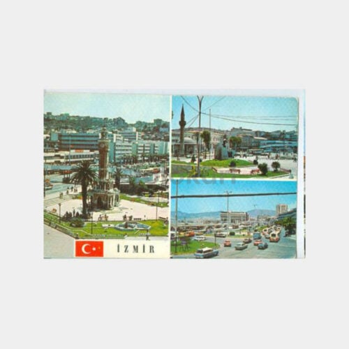 İzmir 4 Görünüş Kartpostal