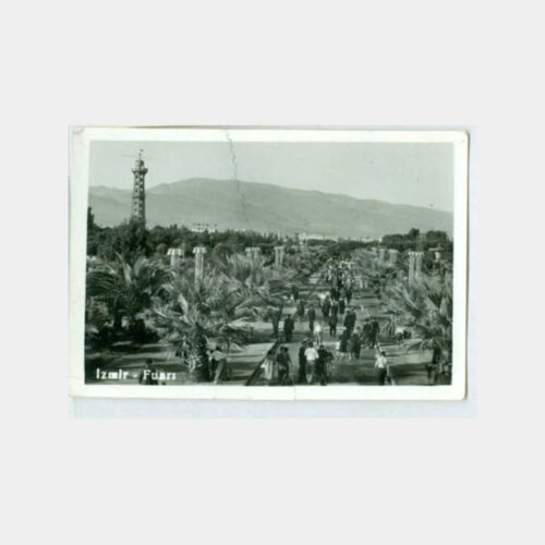 1948 İzmir Fuarı Görünüş Tebrik Fotoğraf