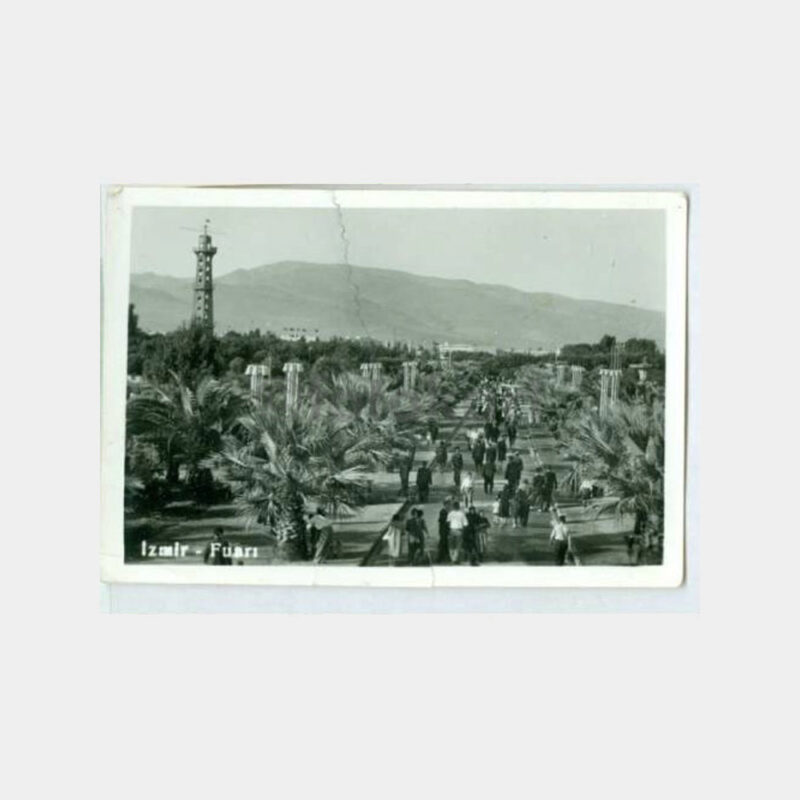 1948 İzmir Fuarı Görünüş Tebrik Fotoğraf