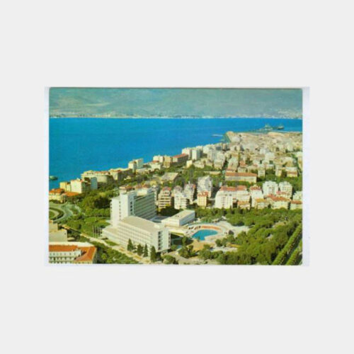 1970 İzmir Karşıyaka Sahili Görünüş Kartpostal