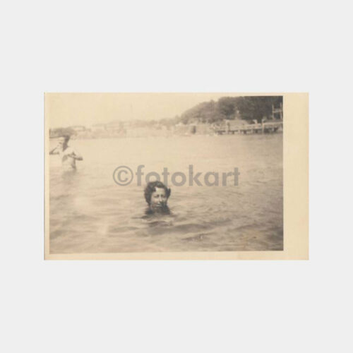 1954 Kalamış Plaj Konulu 2 Adet Fotoğraf