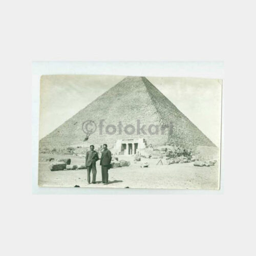 1930 Mısır Piramitleri Ziyaret Fotoğraf