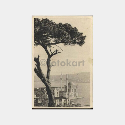 Ortaköy Camii Görünüş Kartpostal