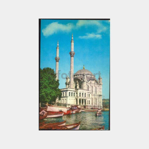 1968 Ortaköy Camii Görünüş Kartpostal