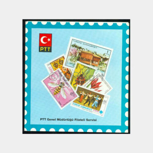 1980 PTT Filateli Servisi Pul Poşet Kartı