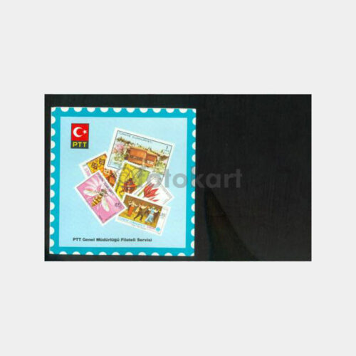 Pul Resmi Baskılı PTT Pul Saklama Kartonu Zarf