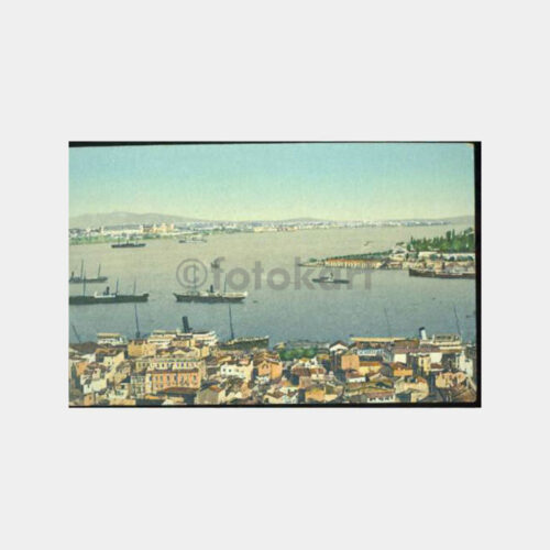 1930 İstanbul Liman Görünüş -Editör Rochat- Kartpostal