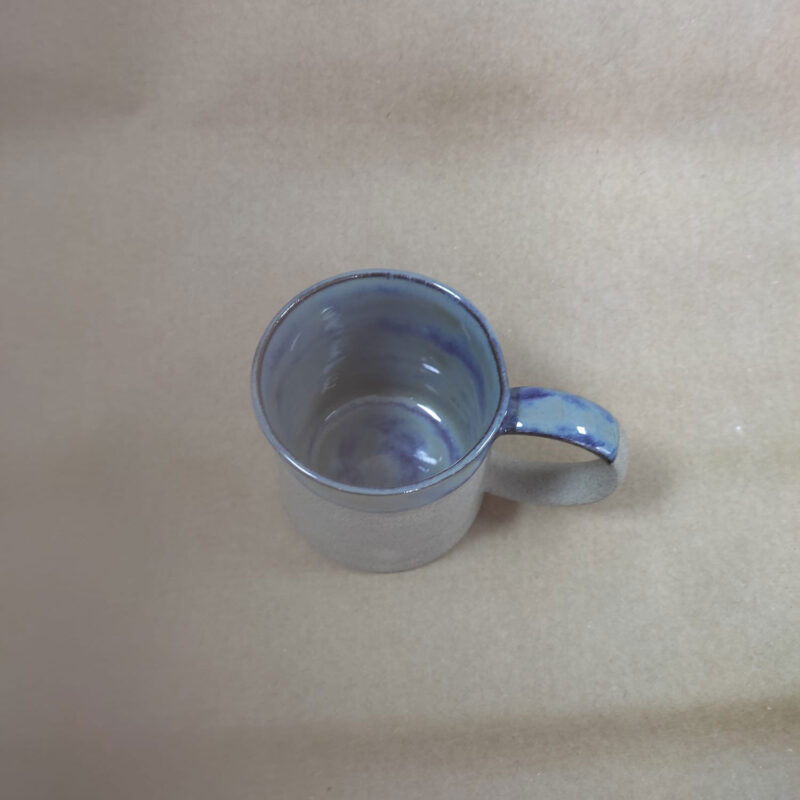 El Yapımı -Mavi- Seramik Mug - Görsel 2